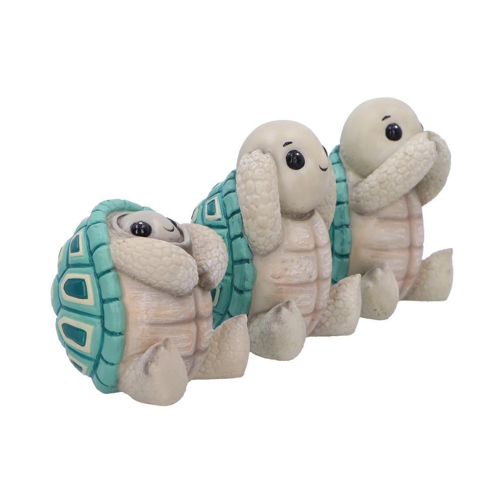 Cute Adorable Tortoise Statue Set Figurines See No Hear No Speak No Evil