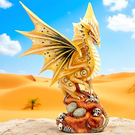 Desert Dragon Anne Stokes Gothic Sculpture  Fantasy Figurine Enchanting Ornament