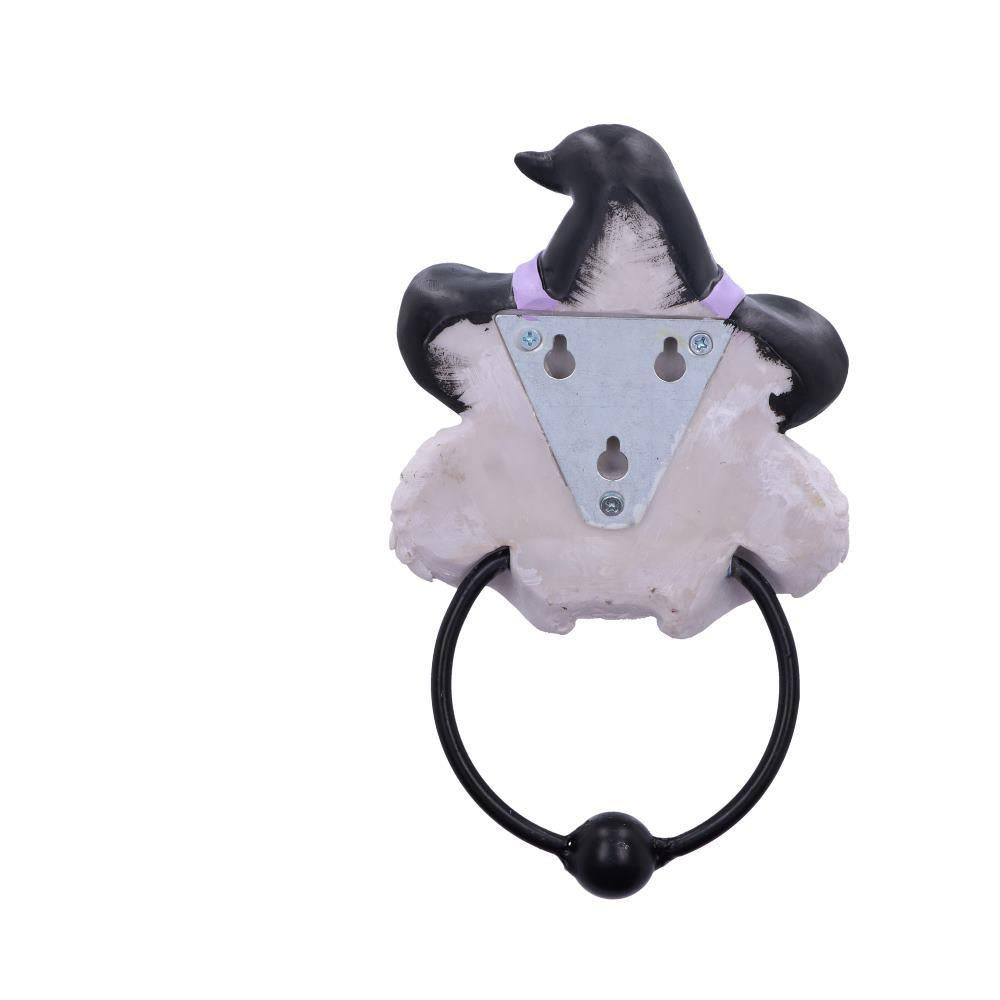 Enchanted Snowy Owl Door Knocker Witchcraft Pagan  Mystical Home Ornament