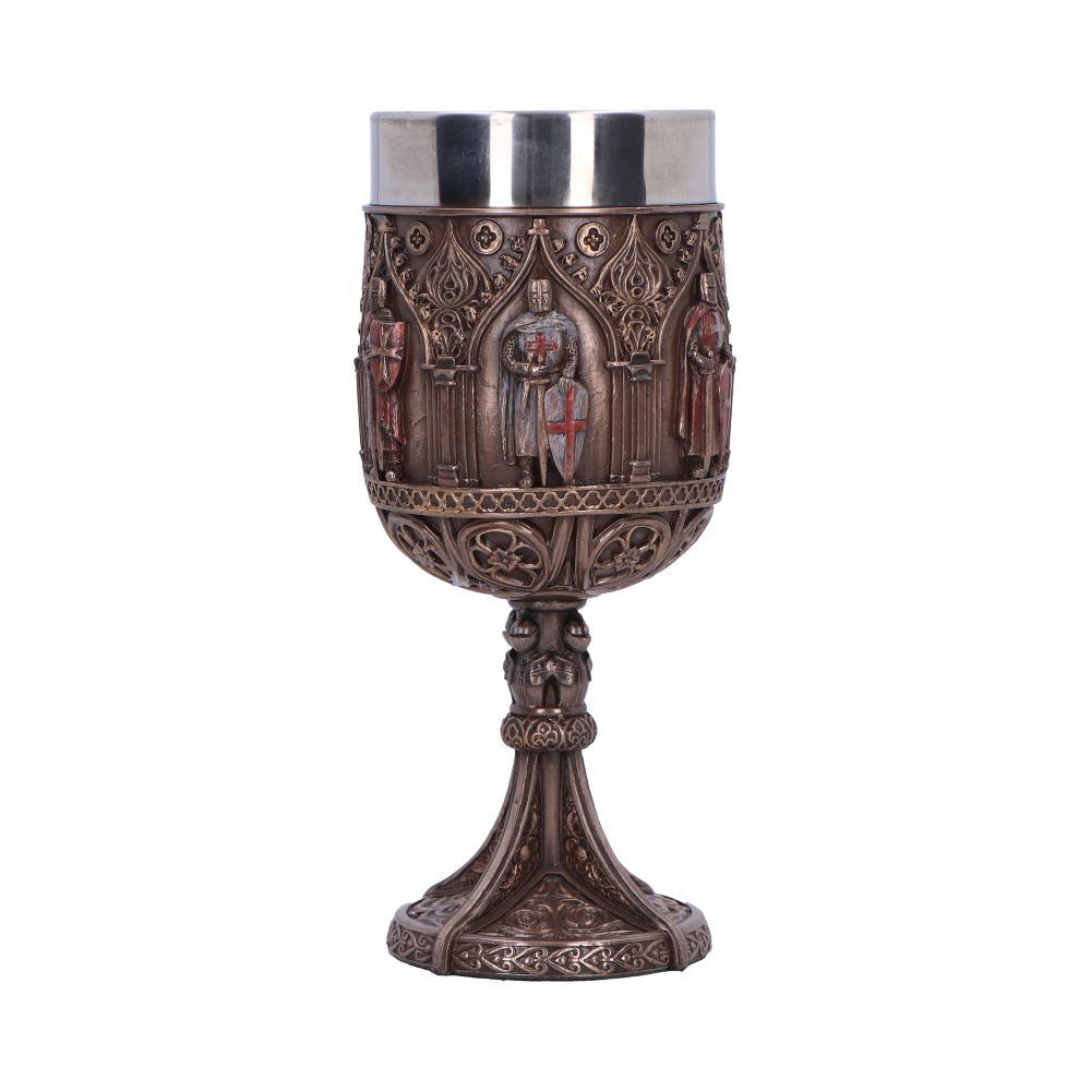 Templar Knight Goblet Medieval Chalice Historical Chivalric History Drinkware Decor