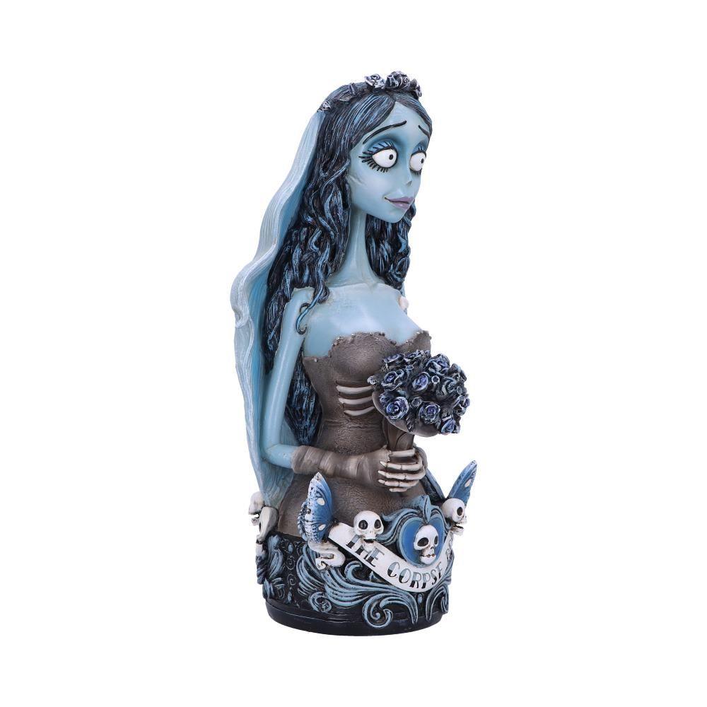 Official Corpse Bride Emily Bust Ornament Tim Burton Gothic Collectible Resin Statue