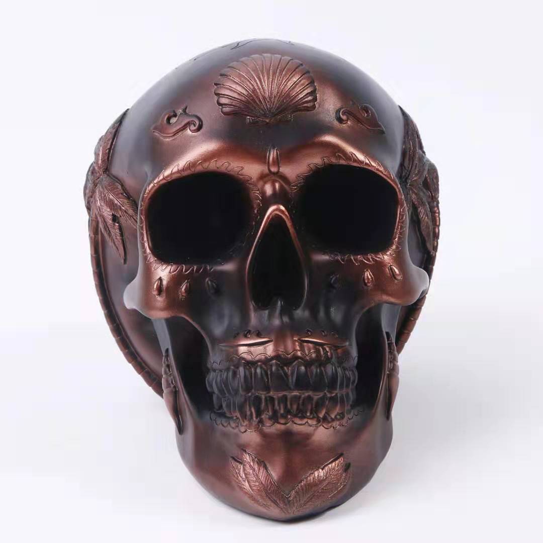 Skull Piggy Bank Skull Resin Handicraft Ornaments