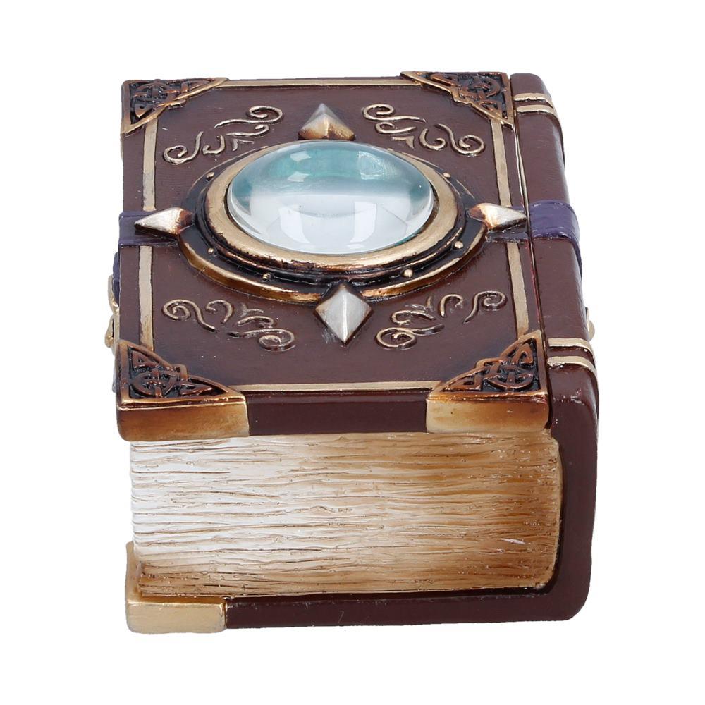 Spell Book Trinket Box Gothic Wiccan Witchcraft Jewellery Keepsake Ornament