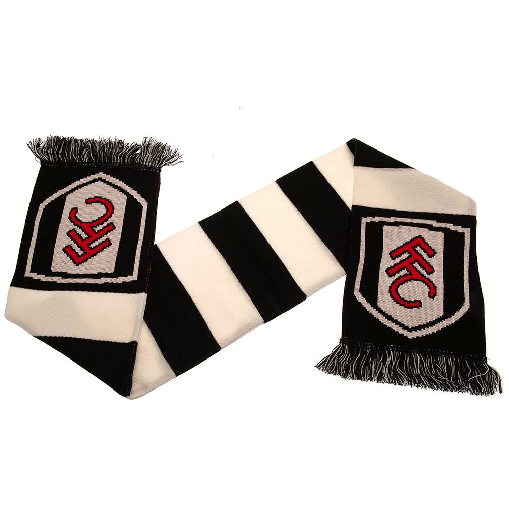 Fulham FC Bar Scarf Official Licensed Football Club Merch Fashion Fan Gift