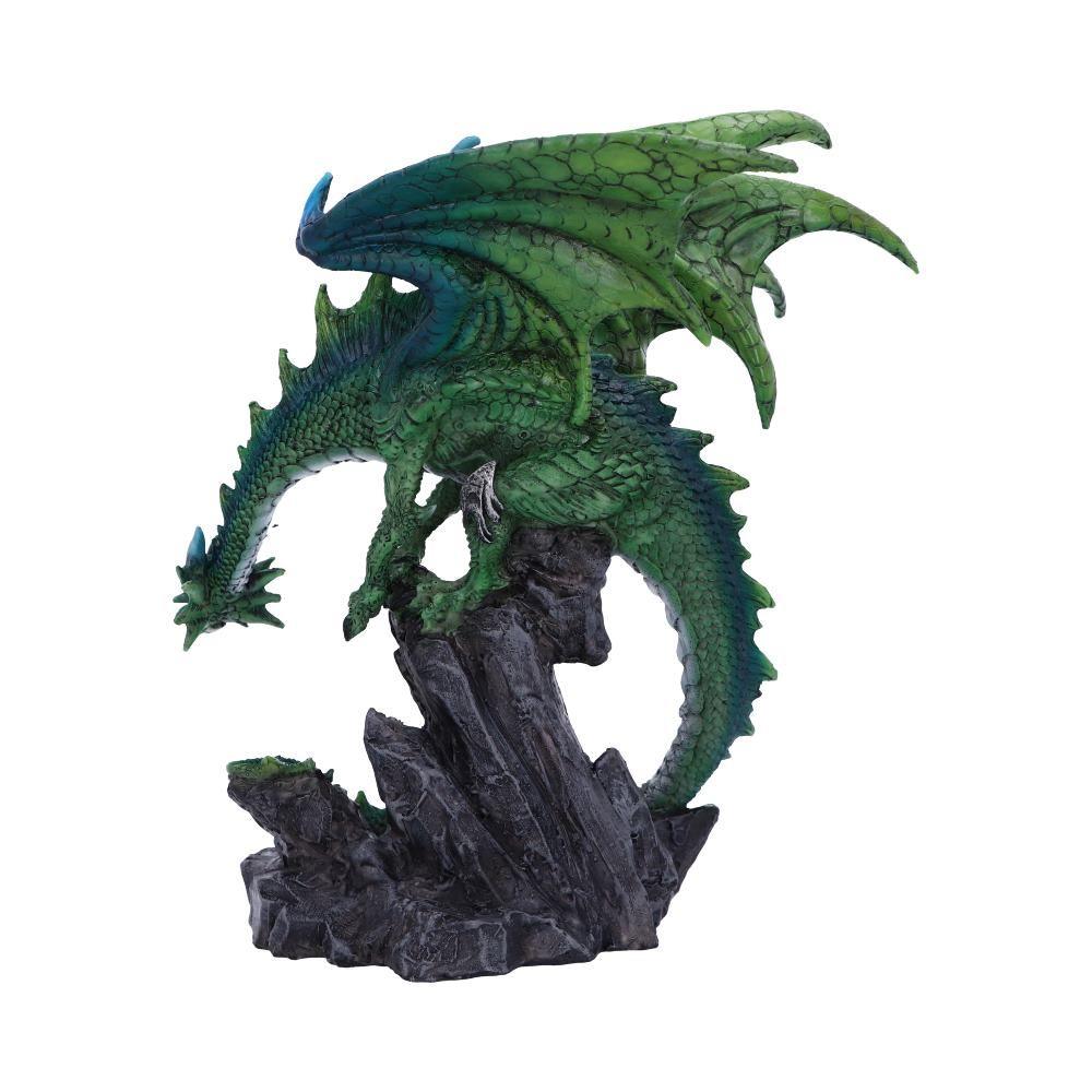 Mythical Green Dragon Sculpture – Expertly Crafted Fantasy Collectible Statue 21cm