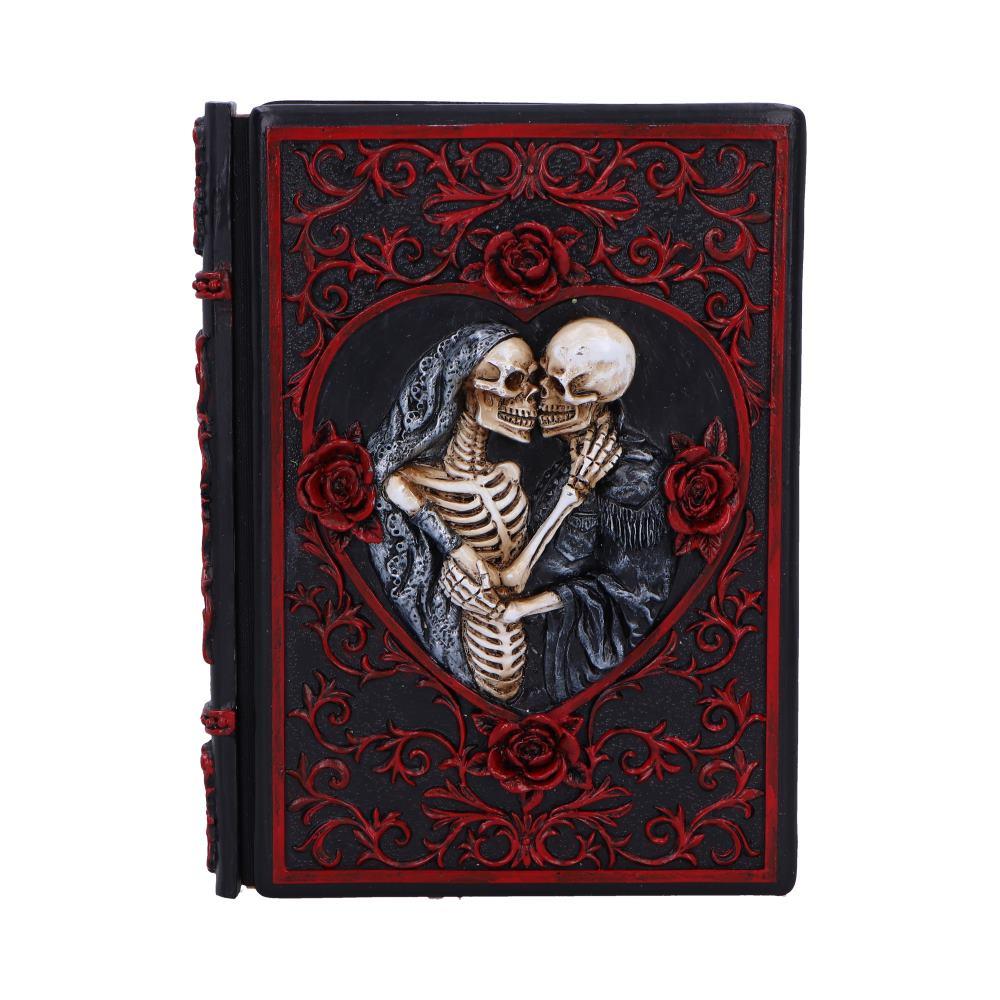 Macabre Skeleton Lovers Grimoire Journal Gothic Horror Couple Notebook Art