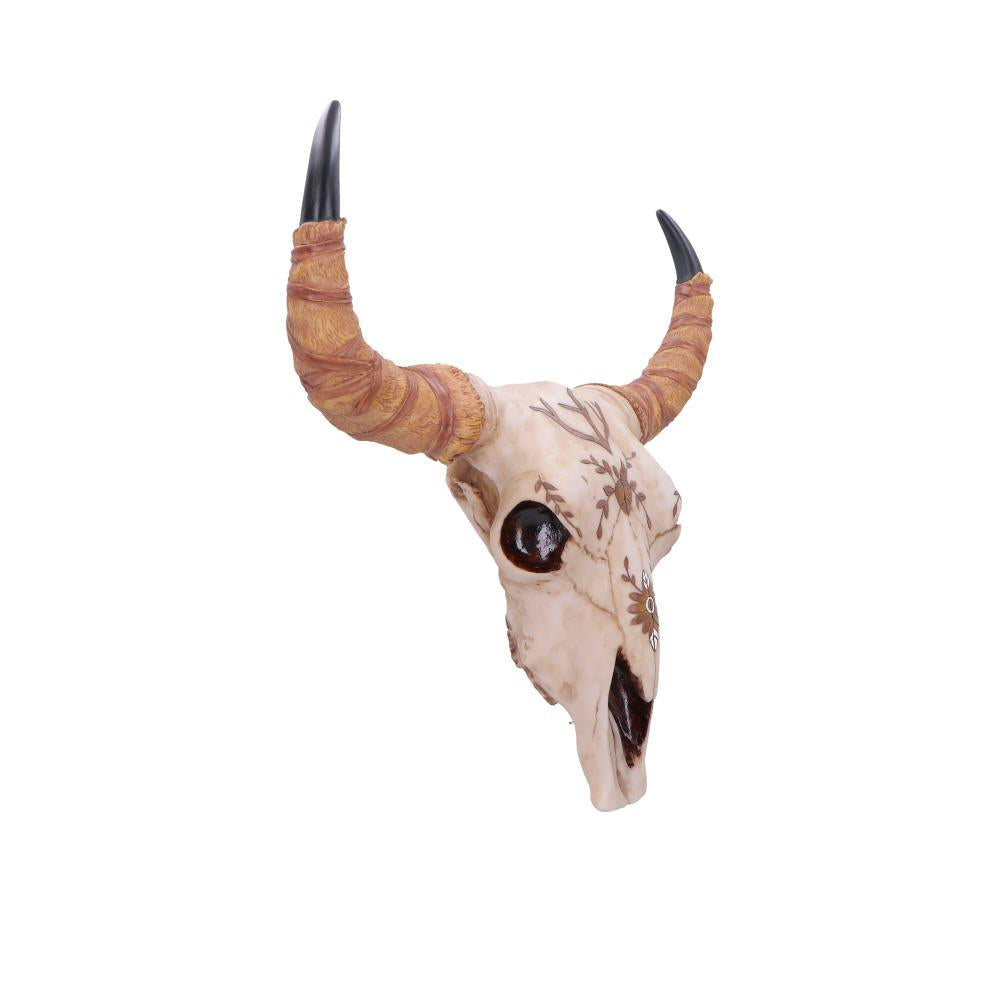 Bison Skull Ornament Western Wall Decor Rustic Boho Sculpture Tribal Display