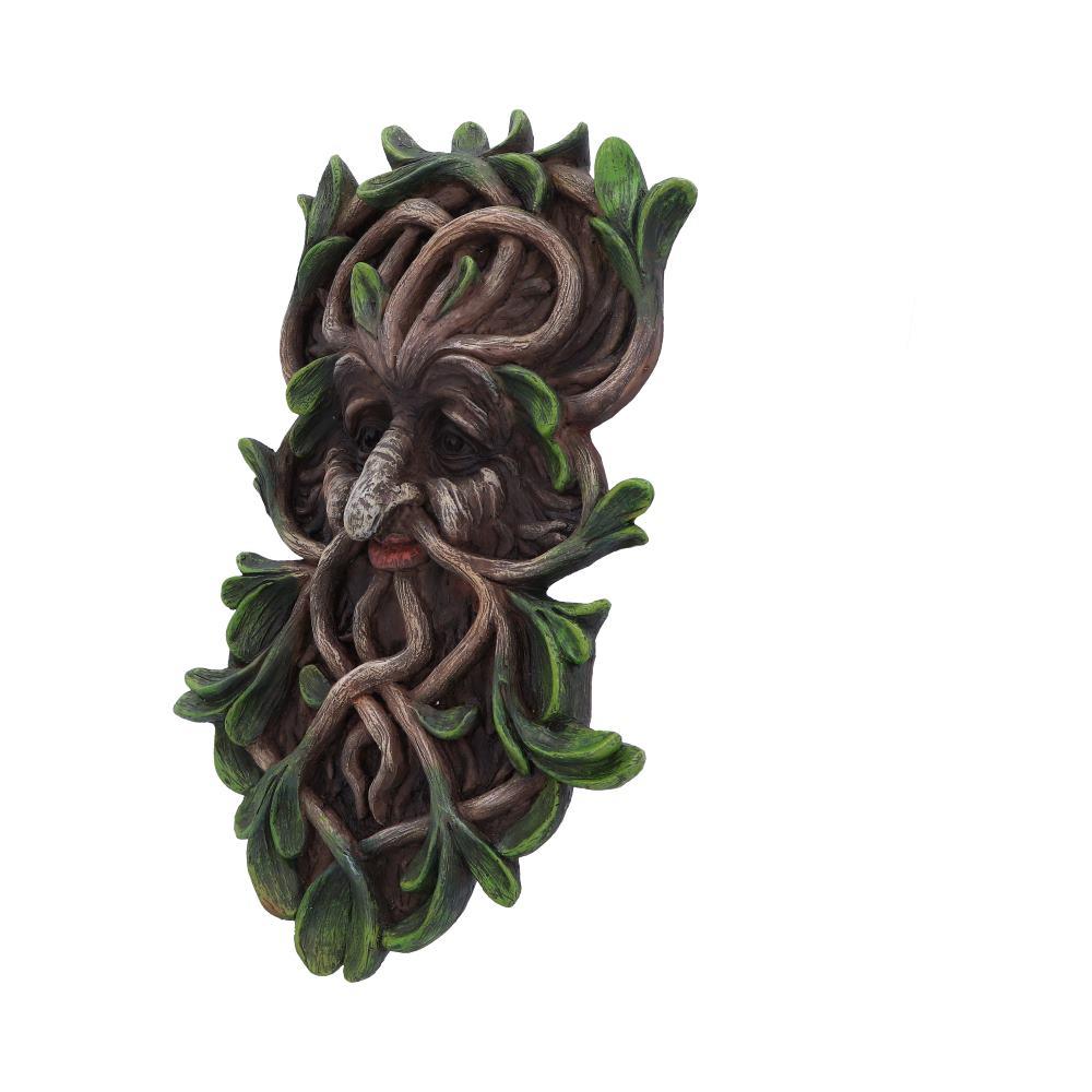 Mystical Forest Green Man Guardian Tree Spirit Wall Plaque Wiccan Pagan Art