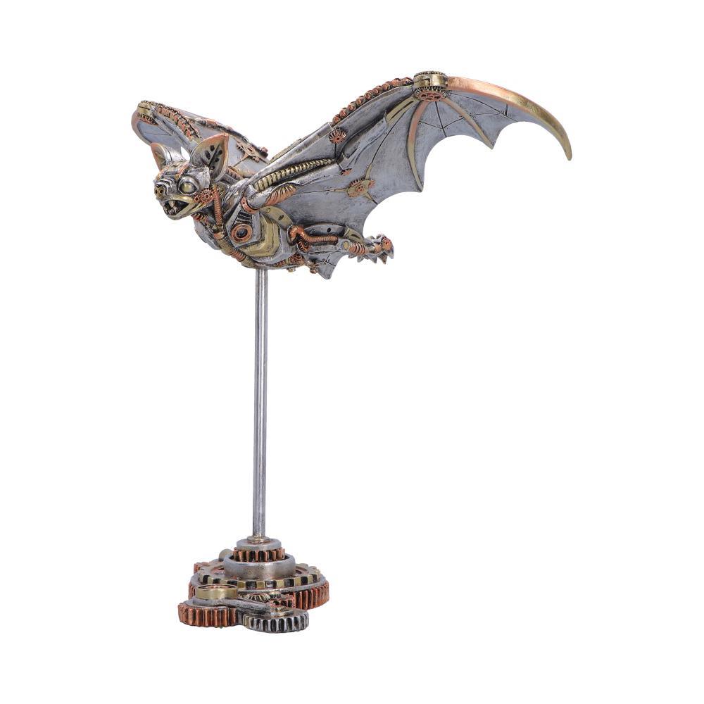 Mechanical Bat Statue Steampunk Ornament Gothic Creature Decorative  Display