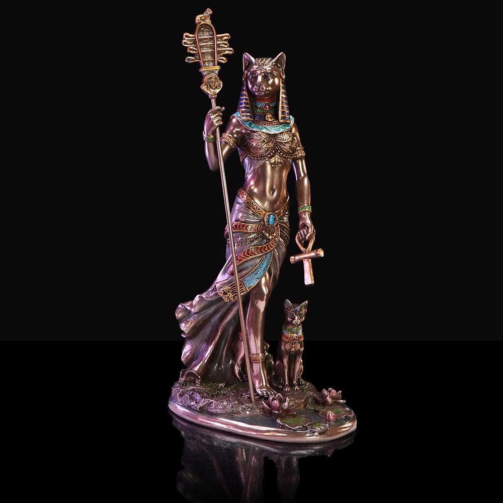 Bastet Goddess of Protection Figurine Egyptian Cat Statue Egyptian Mythology