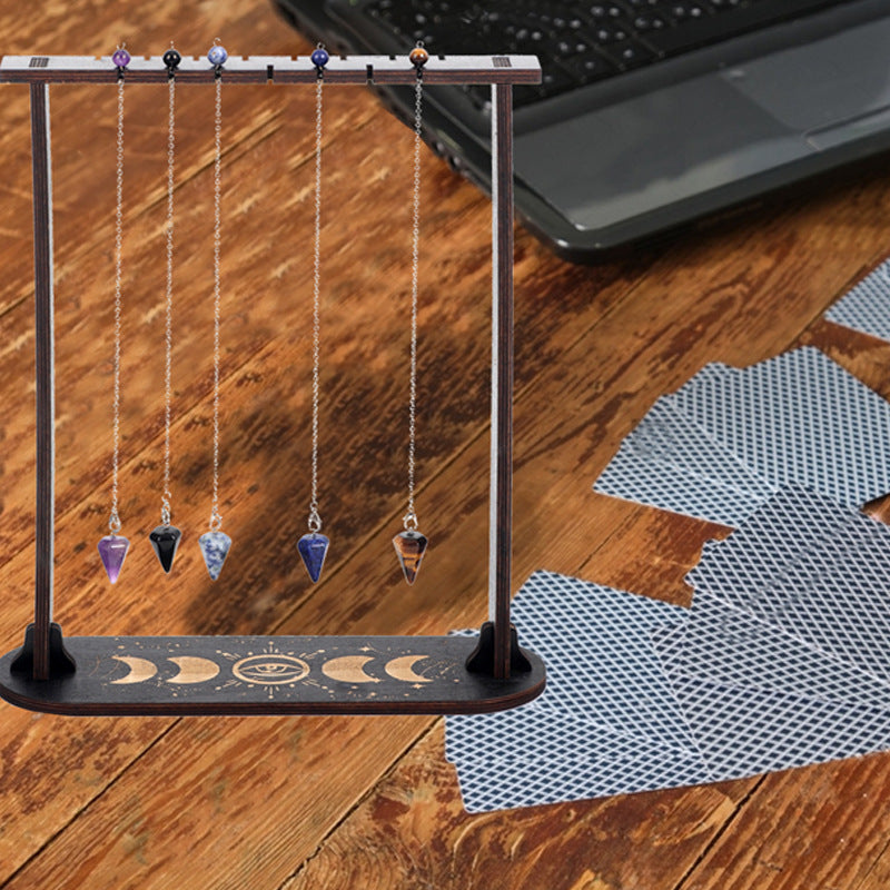 Crystal Pendant Bracket Witch Ornament