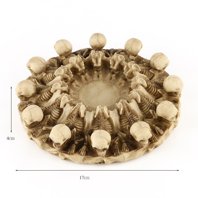 Resin Ashtray Skull Head Personalized Gift Home Decoration
