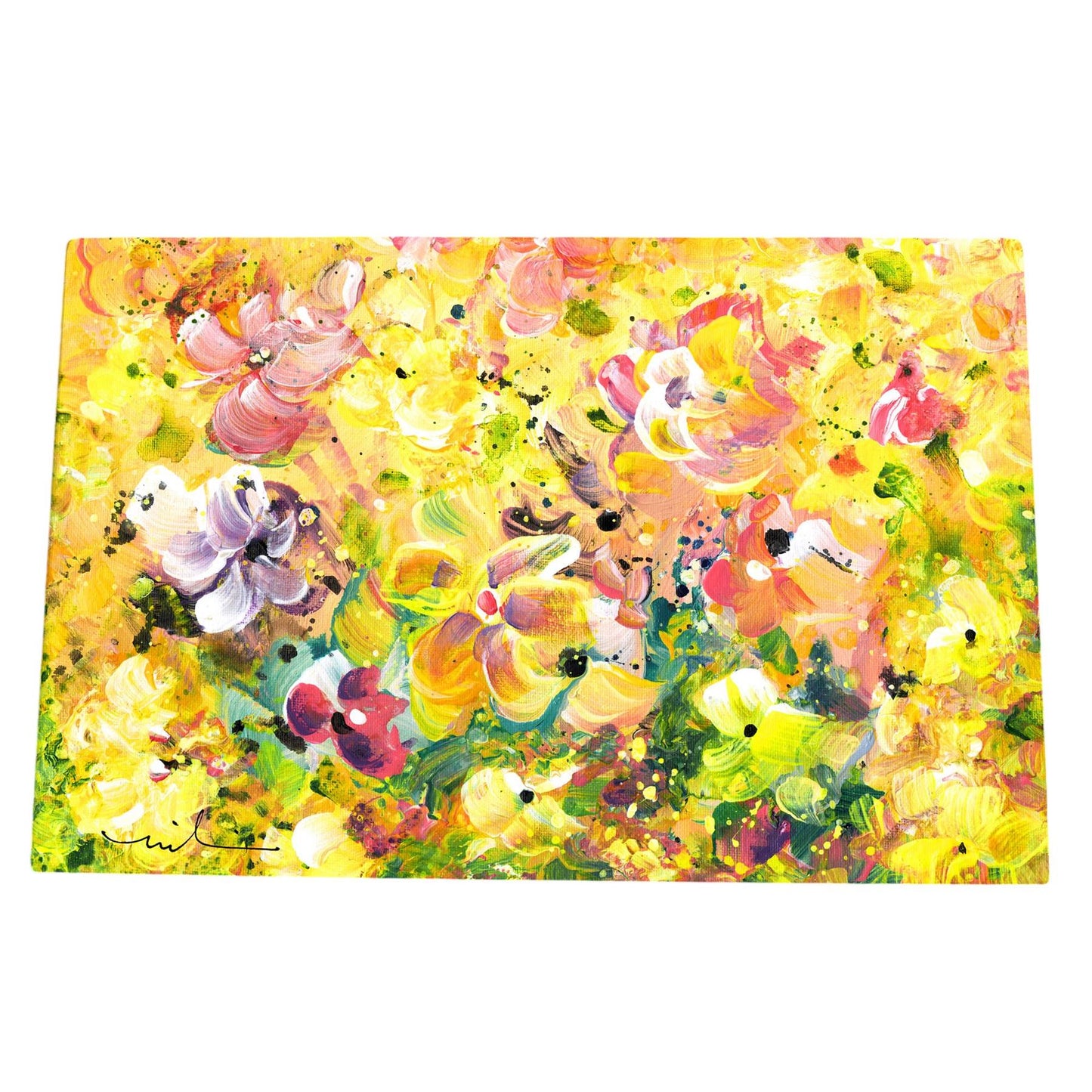 Explosion of Joy Ceramic Art Tile Miki De Goodaboom 30x20cm Wall Decor Plaque-Osiris Craftworks