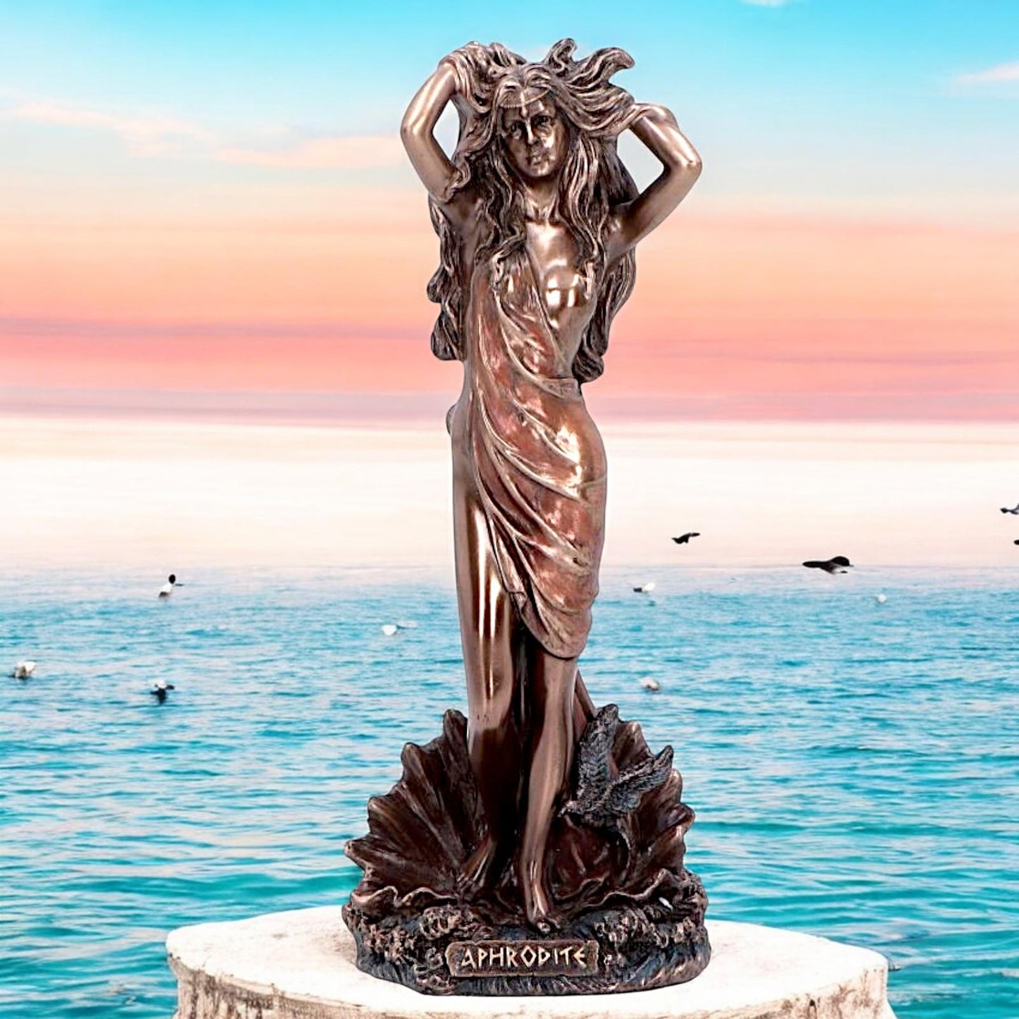 Aphrodite Goddess of Love Figurine Mythical statue Mythology Decor Ornament Gift