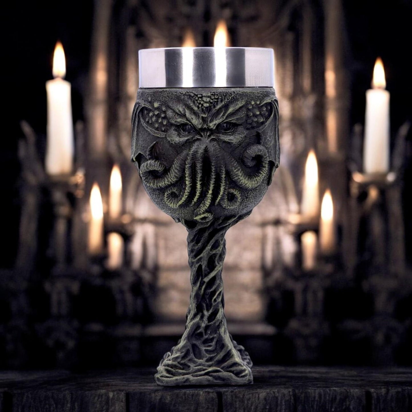 Cthulhu Goblet - Horror Resin Chalice Nemesis Now - Gothic Drinkware - Home Decor
