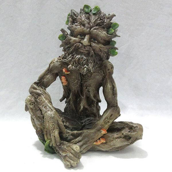 Tree Man Figurine Fantasy Green Man Collection Garden Ornament Sculpture Pagan