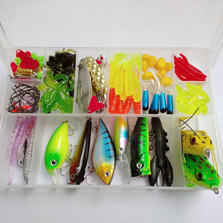 Lure Suit 142 Pieces With Fishing Pliers Hard Mino Sequins