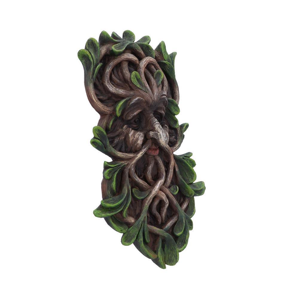 Mystical Forest Green Man Guardian Tree Spirit Wall Plaque Wiccan Pagan Art