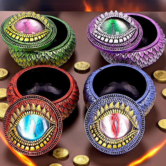 Eyes of Elders Dragon Box Set Gothic Fantasy Storage Magical Home Decor Gift