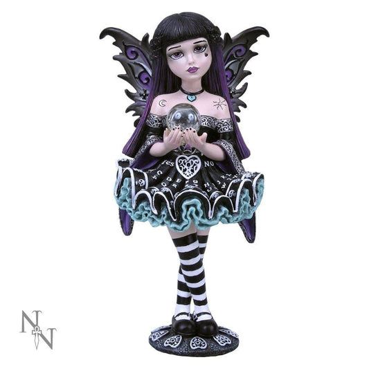 Mystique Little Shadows Hand Painted Resin Goth Girl Figurine By Nemesis Now