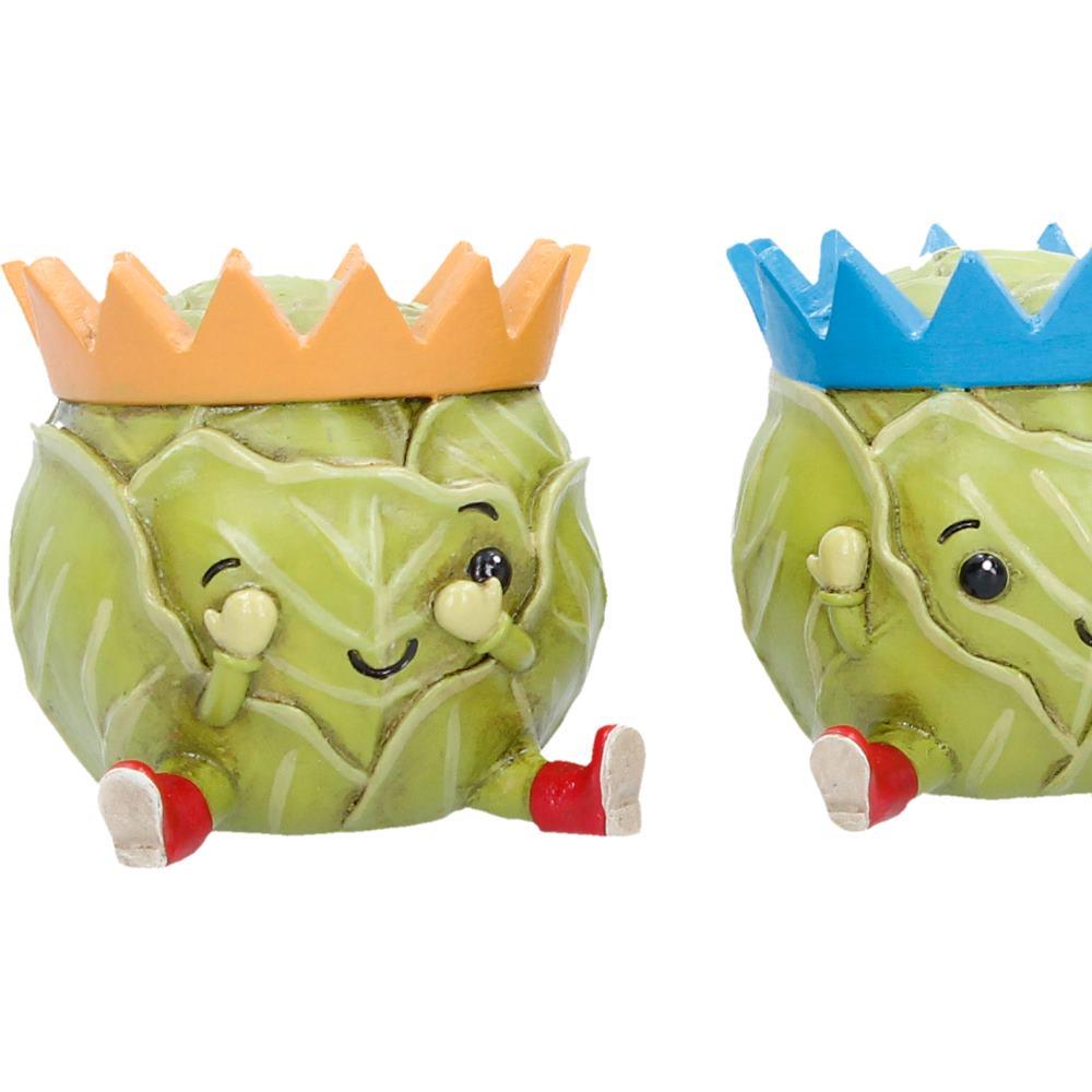 Three Wise Sprouts Crowned Figurines Novelty Christmas Ornament Cute Gift