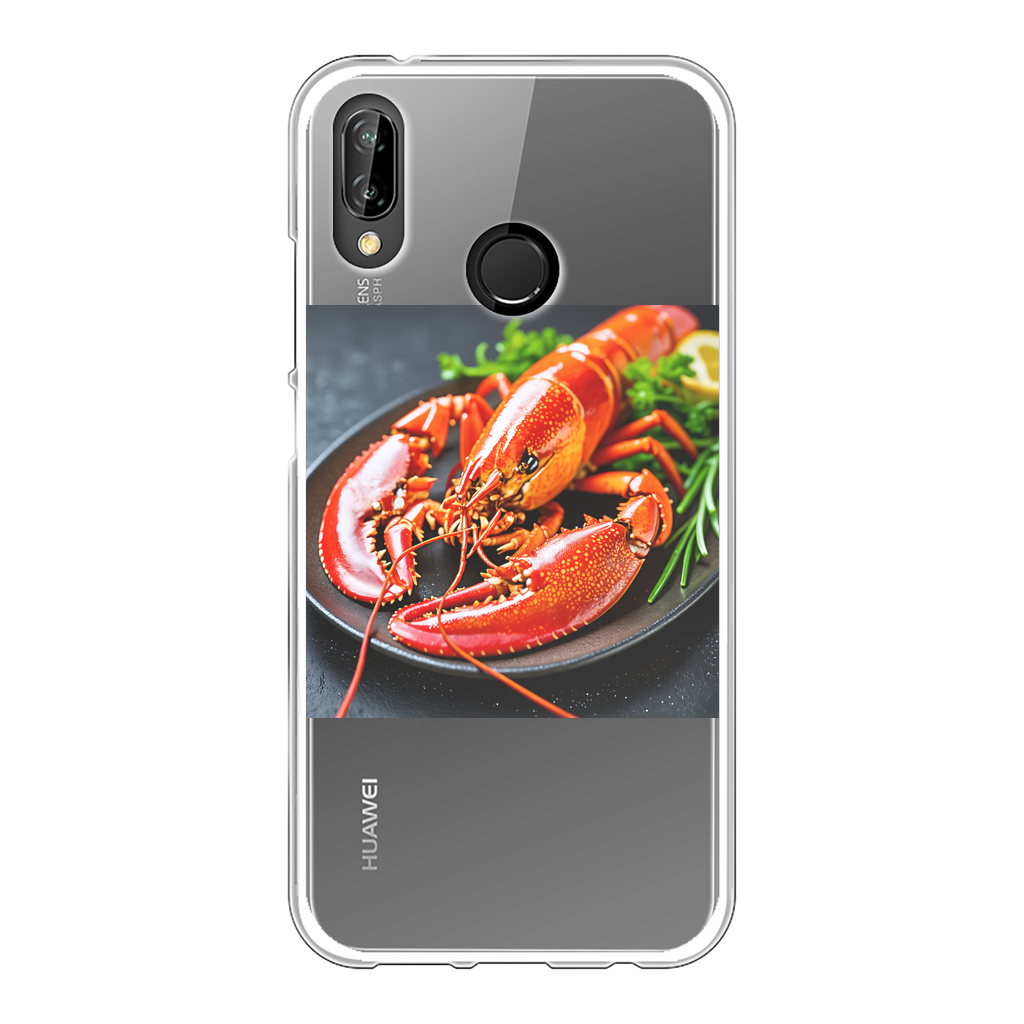 Food Back Printed Transparent Soft Phone Case