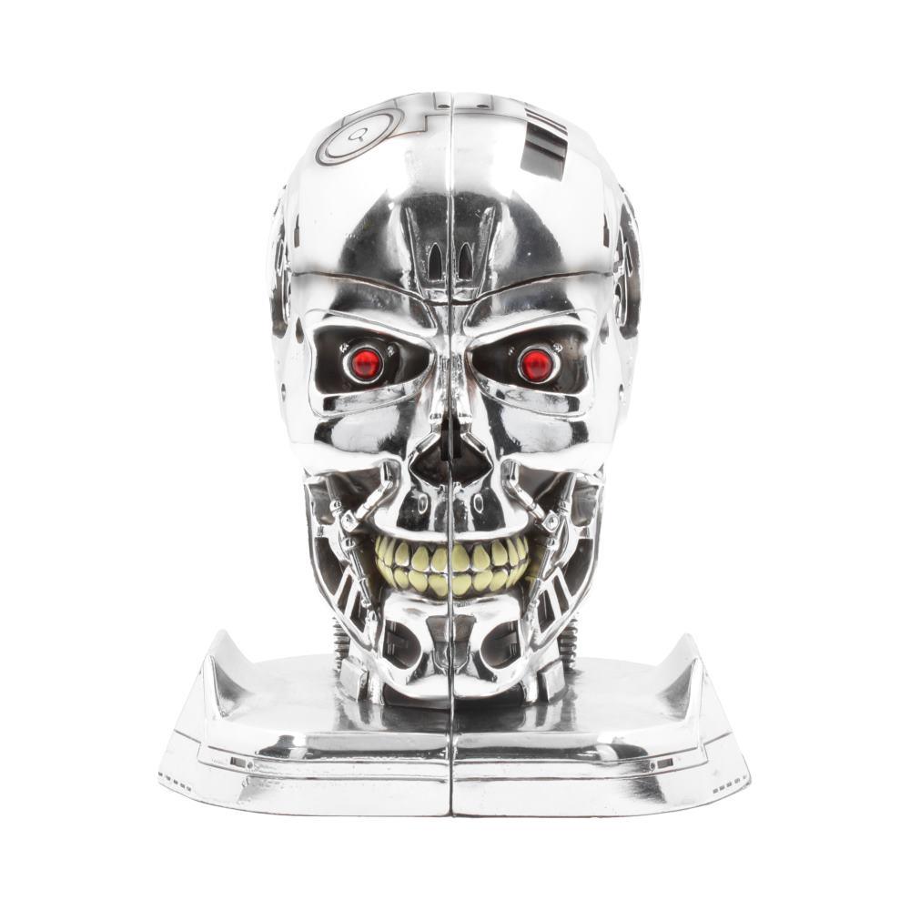Official T2 Judgement Day Bookends T-800 Endoskeleton Figurines Movie Collectible