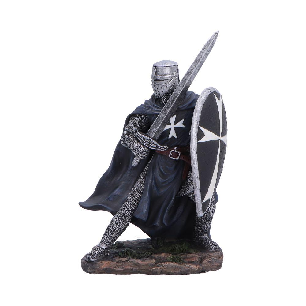 Dark Templar Knight Statue Figurine Ornament Medieval Crusader Sword Shield