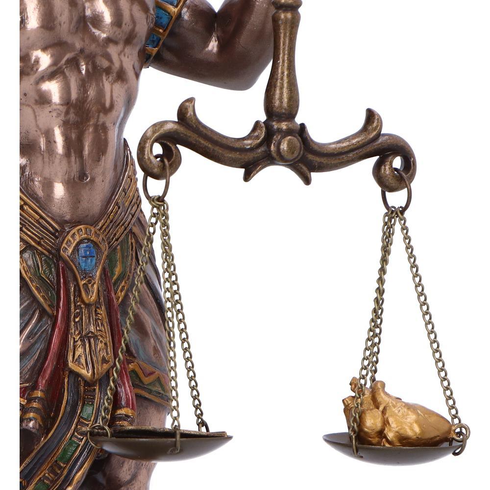 Egyptian Anubis Figurine Mythological Statue God of Death with Ankh and Scales