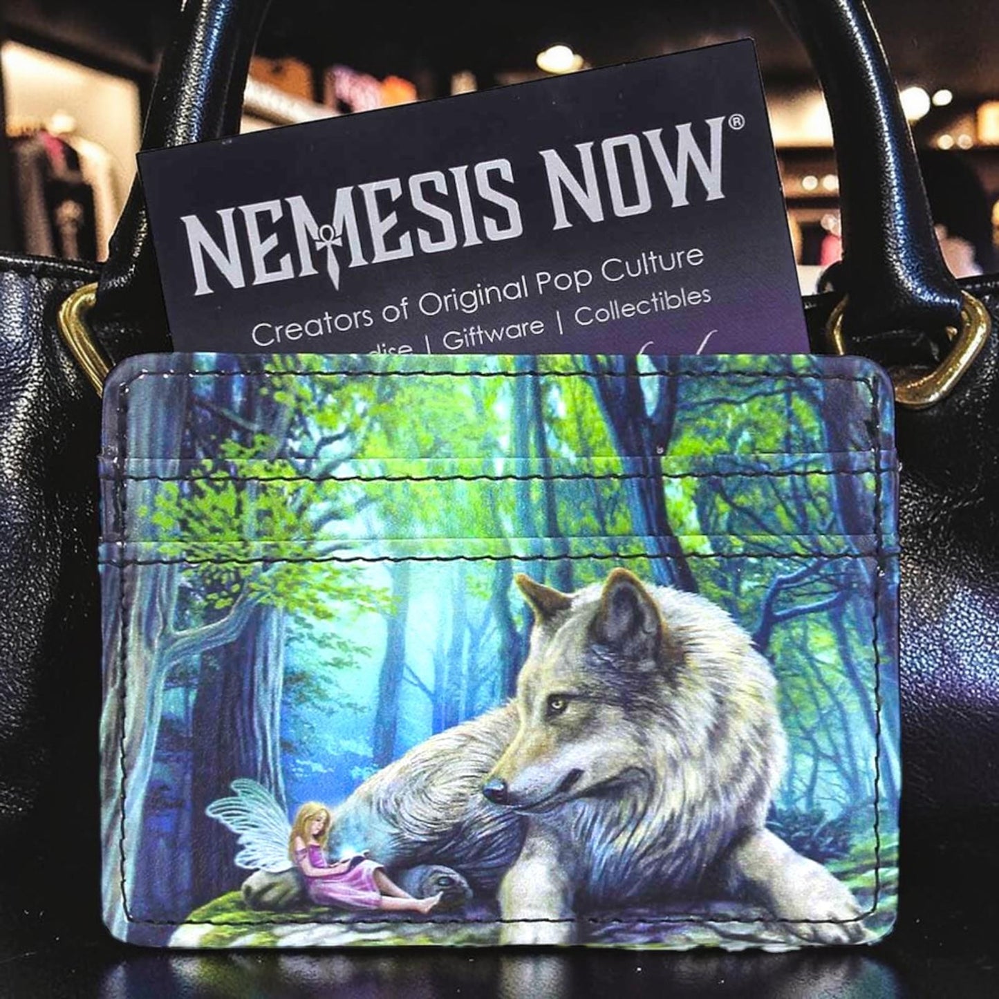 Lisa Parker Fairy Stories Card Holder Wallet Wolf Fantasy Gothic Gift Accessory