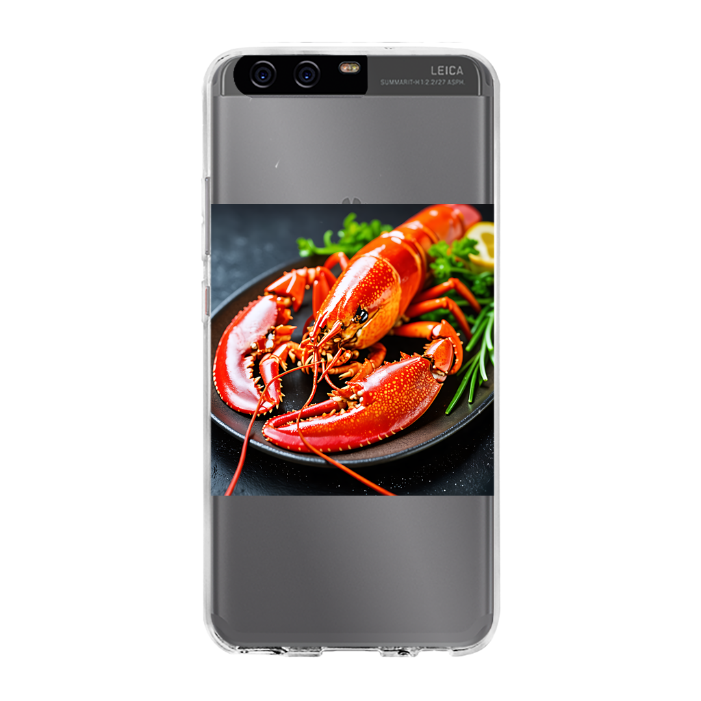 Food Back Printed Transparent Hard Phone Case