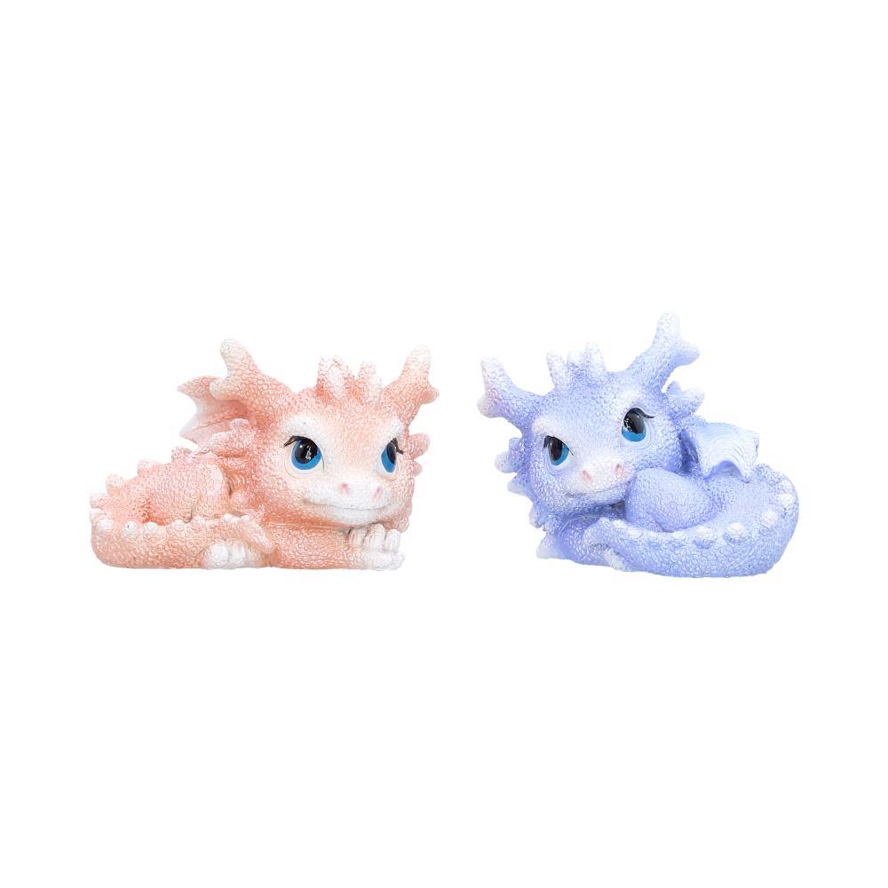 Nestlings Dragon Figurines Statue Ornament Sculpture Set of Cute Fantasy Decor