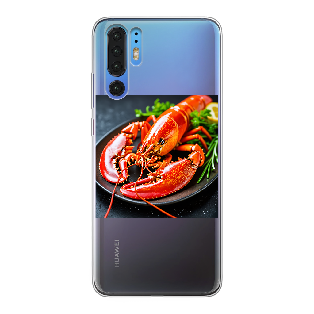 Food Back Printed Transparent Soft Phone Case