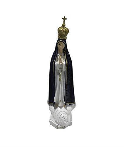 Blessed Virgin Mary Our Lady of Fatima Statue Ornament Figurine for Home or Chapel