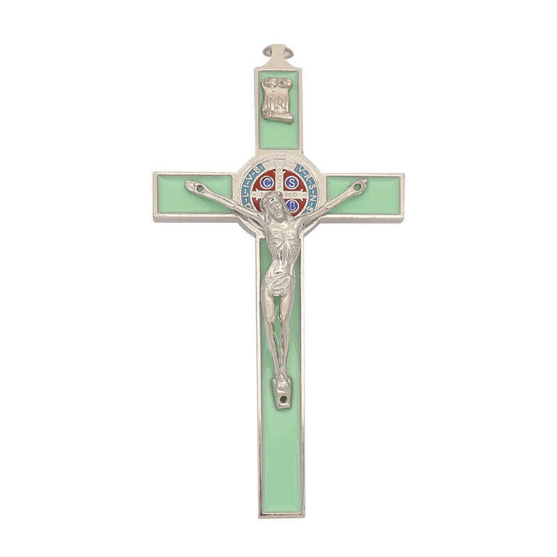 Jesus Icon Colored Benedict Luminous Cross