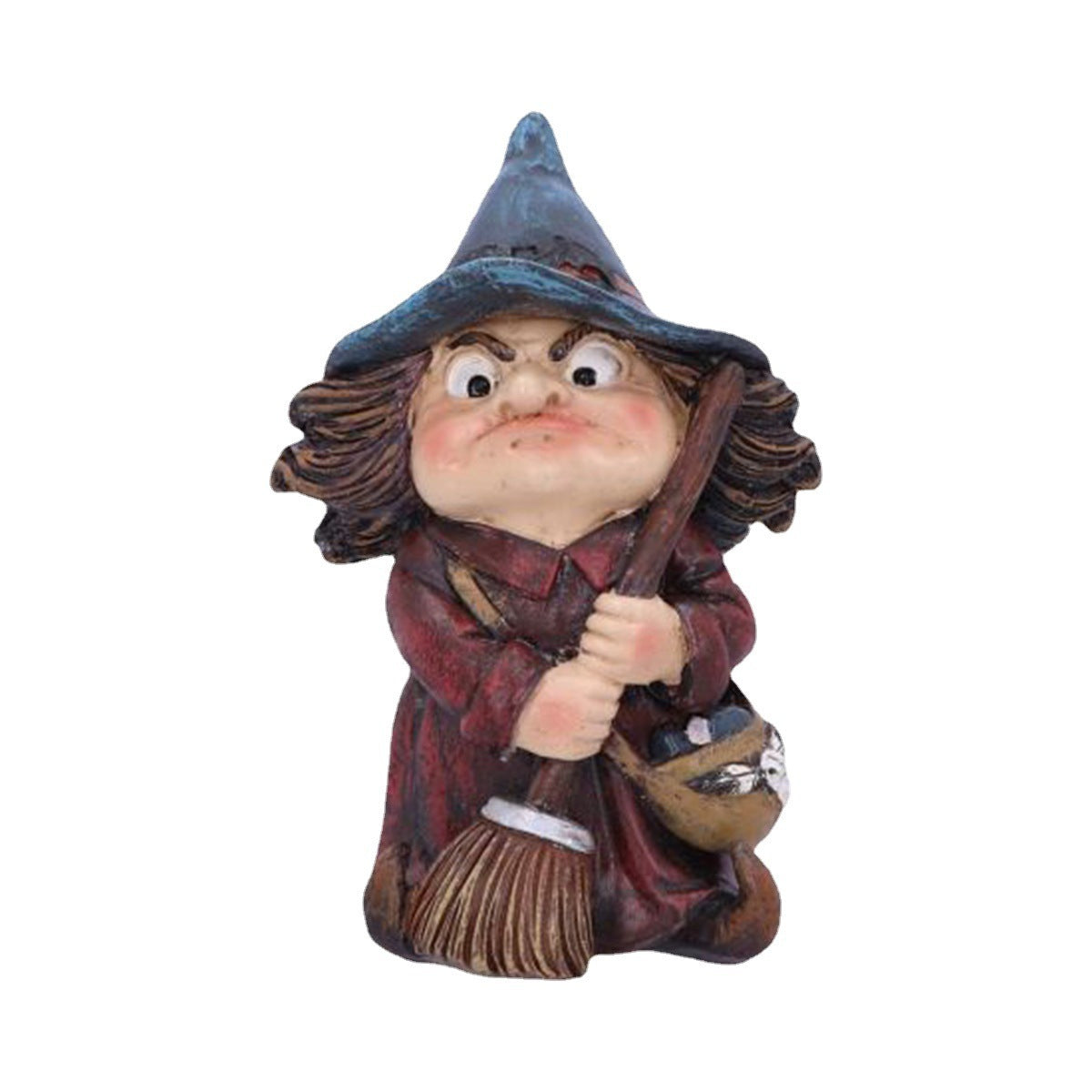 Halloween Magic Witch Sculpture Resin Crafts Small Ornaments