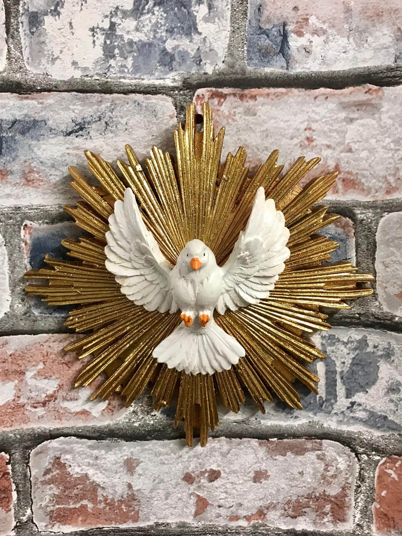 Holy Spirit Wall Plaque Trinity Dove Religious Art Confirmation Keepsake