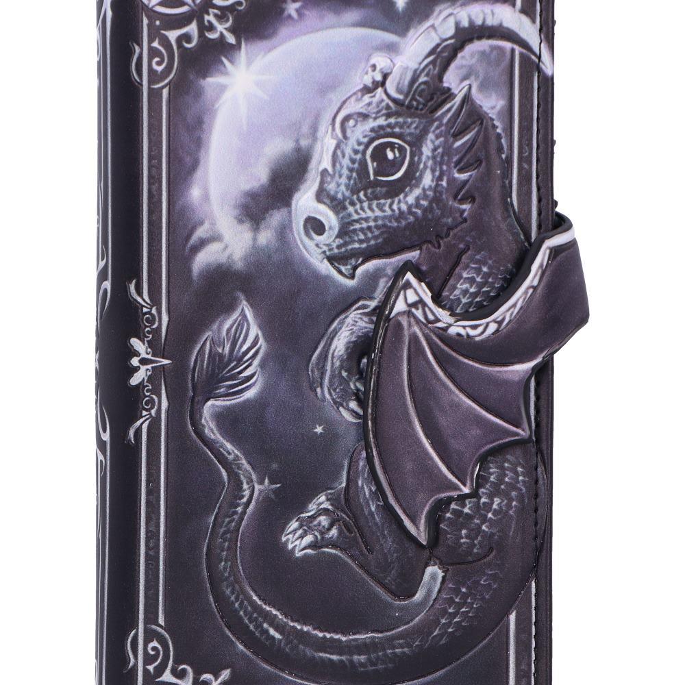 Lucifly Gothic Embossed Purse Moon Design Wallet Cult Cuties Dark Fantasy Gift