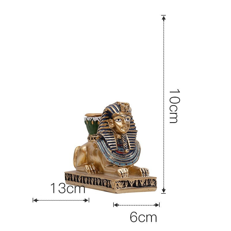 Egyptian Cat Resin Bookend Book By Vintage Decoration