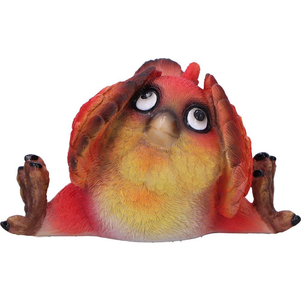 Three Wise Comical Birds Figurines See Hear Speak No Evil Wisdom Ornaments