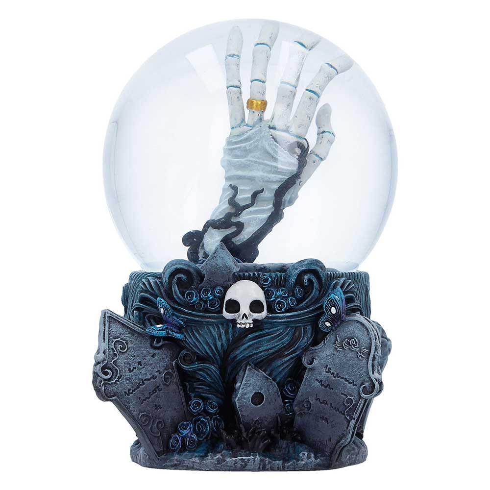Corpse Bride Emily Hand Snow Globe Tim Burton Licensed Gothic Ornament Art