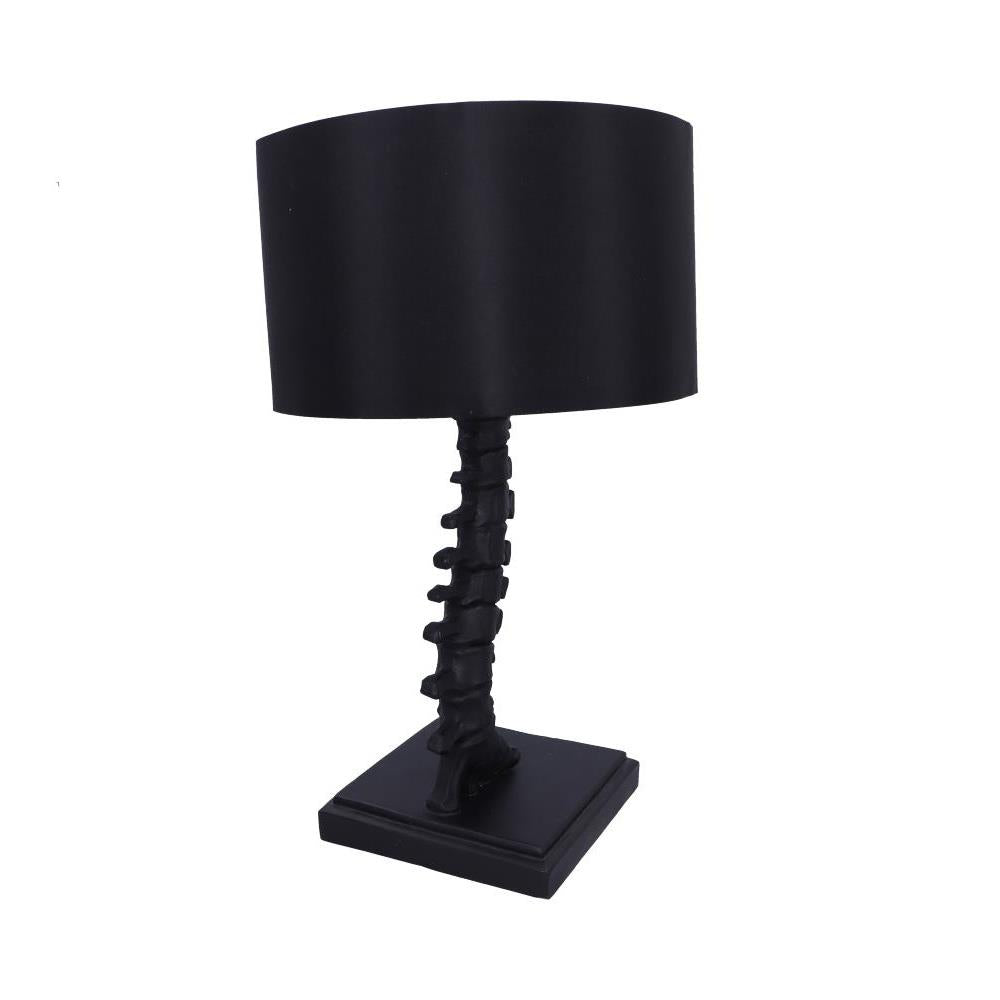 Gothic Vertebrae Table Lamp Spine Light with Shade Halloween Horror Decor