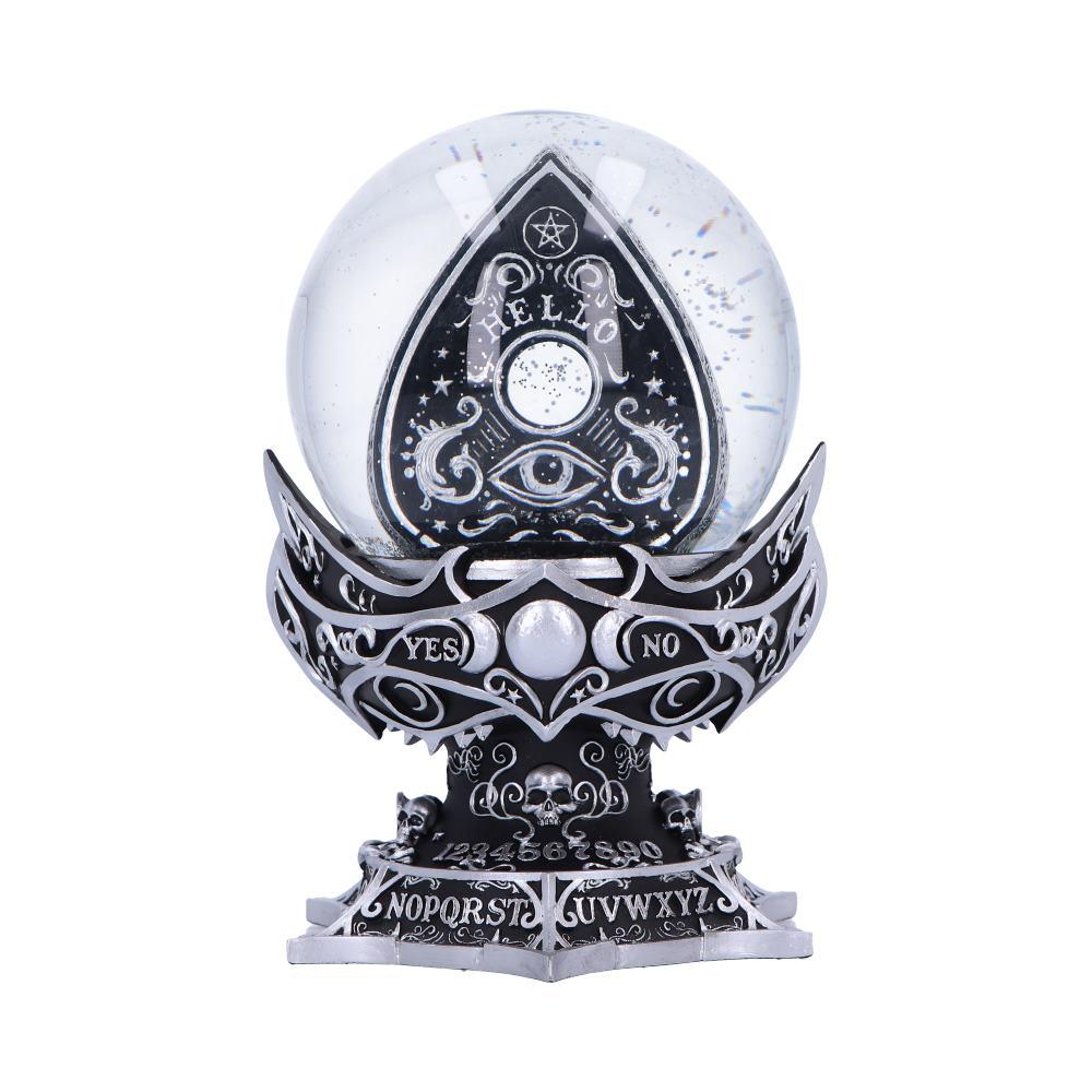 Gothic Spirit Board Snow Globe Occult Ouija Crystal Dome Witchcraft Altar Decor