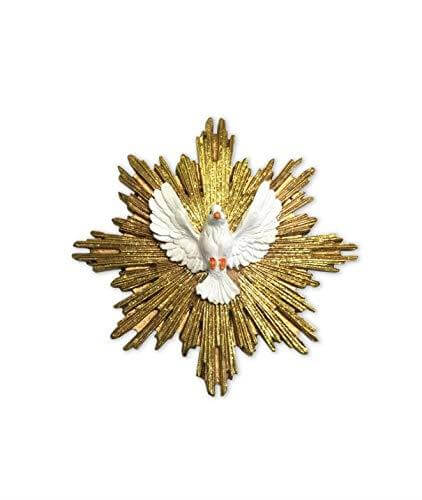 Holy Spirit Wall Plaque Trinity Dove Religious Art Confirmation Keepsake