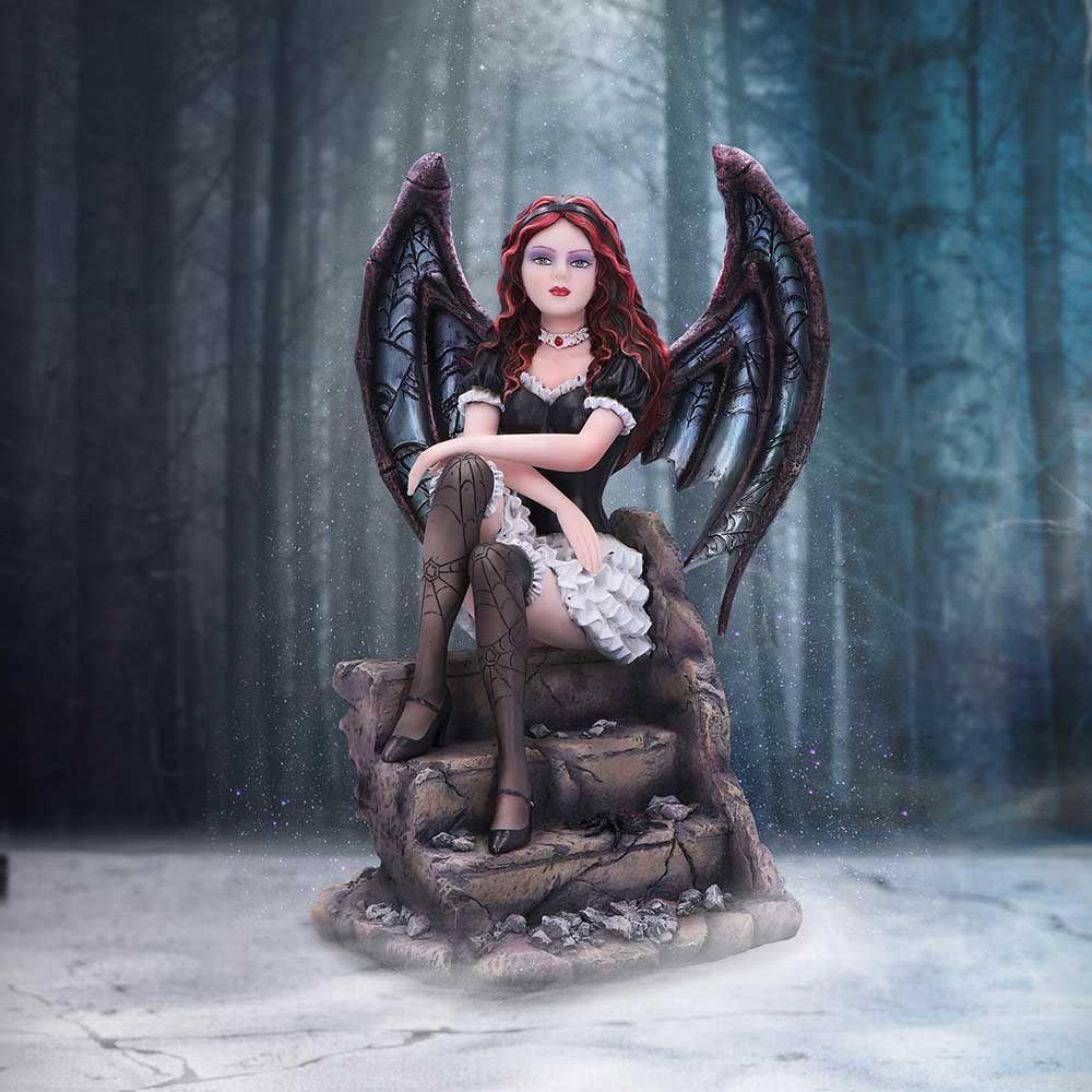 Gothic Spider Fairy Figurine Mystical Fantasy Statue Home Decor ornament