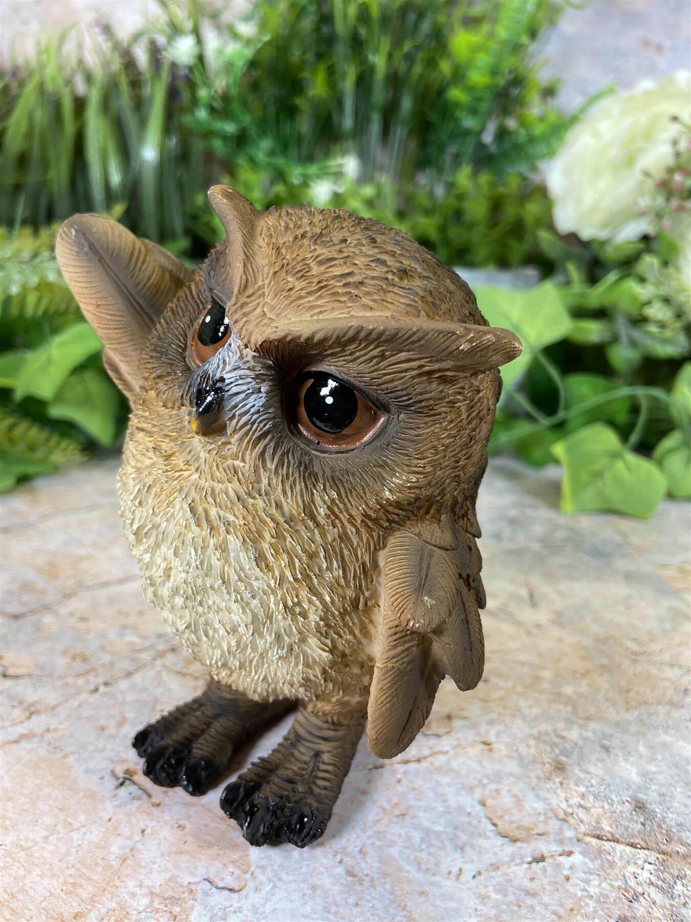 Hilarious Owl Resin Garden Ornament Home Decoration Lawn Decor-Osiris Craftworks