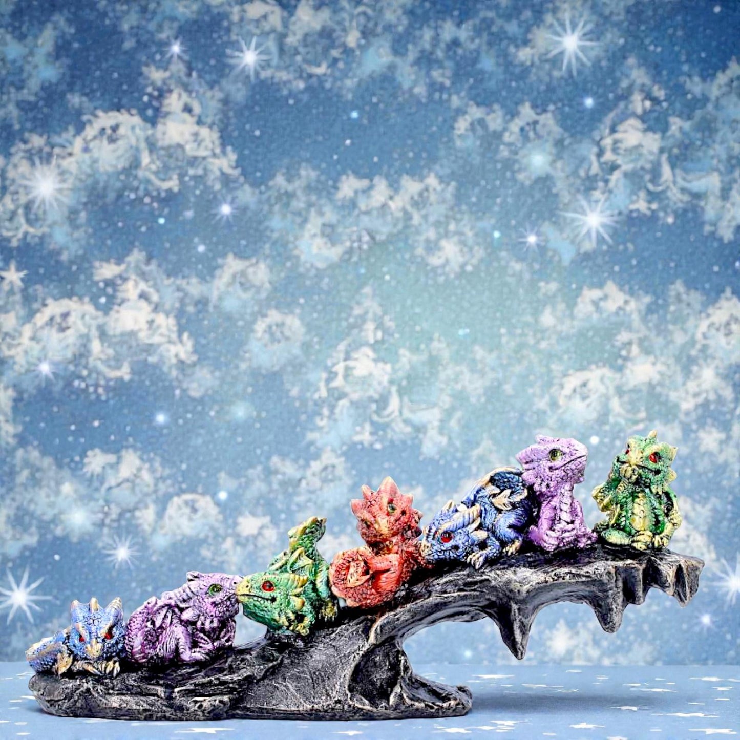 Fantasy Dragon Ornament Hatchling Figurines Mythical Baby Dragons Collectible