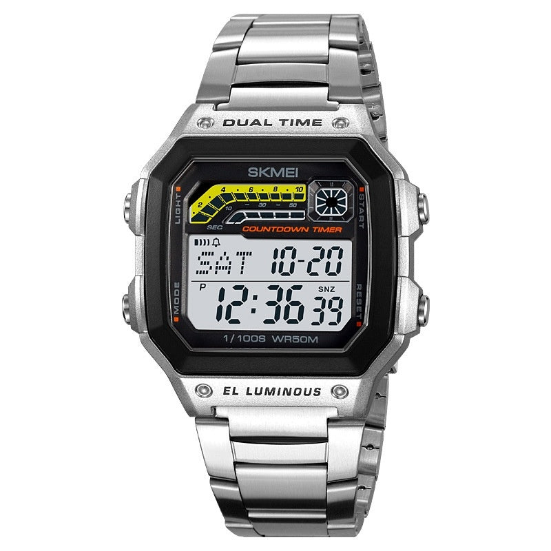 Men's Electronic Watch Luminous Waterproof Multifunctional