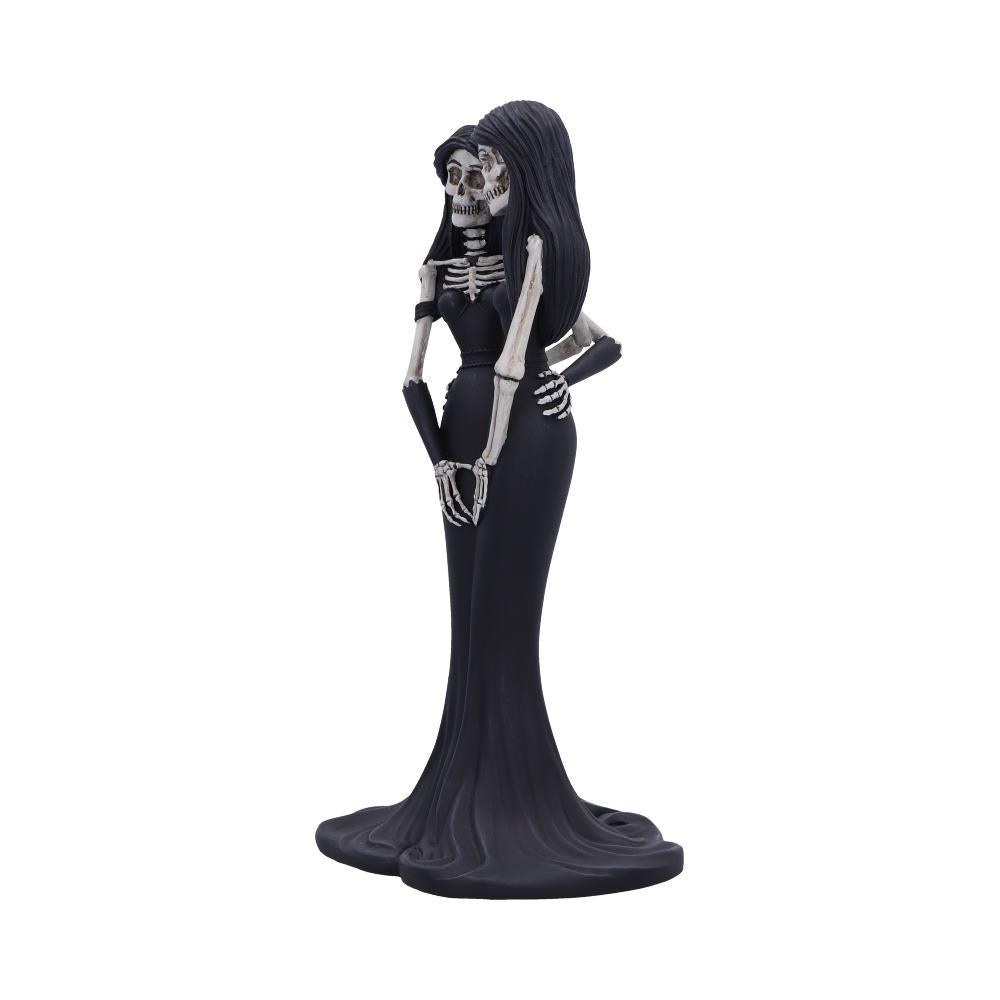 Gothic Couple Figurine Eternal Sisters Ornament Fantasy Macabre Decor Statue