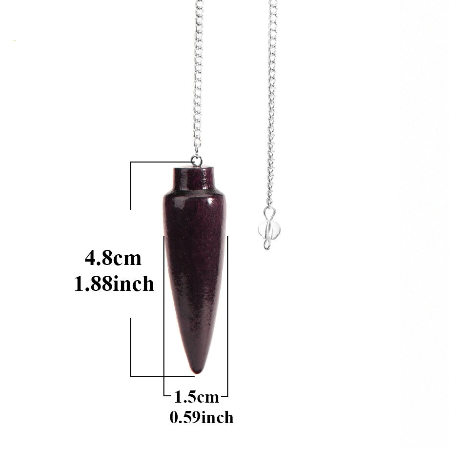 Walnut Material Spirit Pendulum Conical Pendant